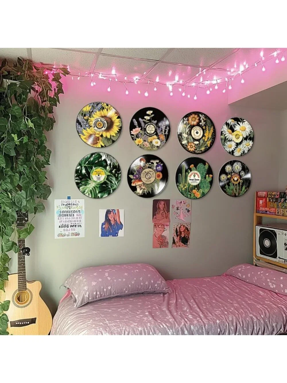 8PCS Vintage Record Wall Decor Set | 12